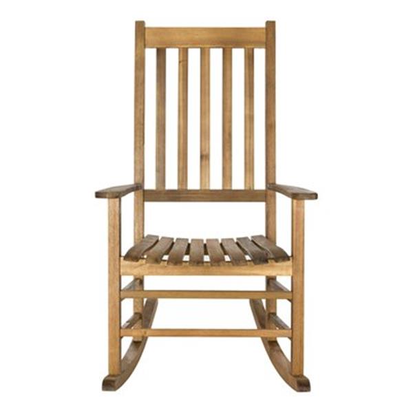 Safavieh 40.6-in x 26-in Natural Wood Shasta Rocking Chair