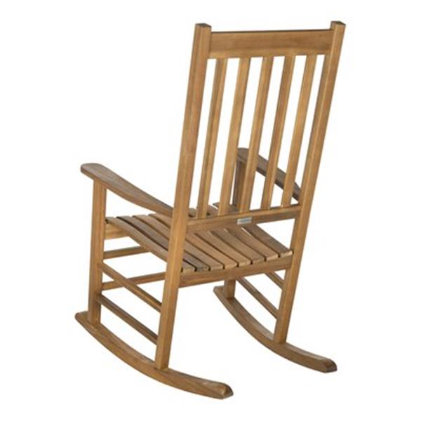 Safavieh 40.6-in x 26-in Natural Wood Shasta Rocking Chair