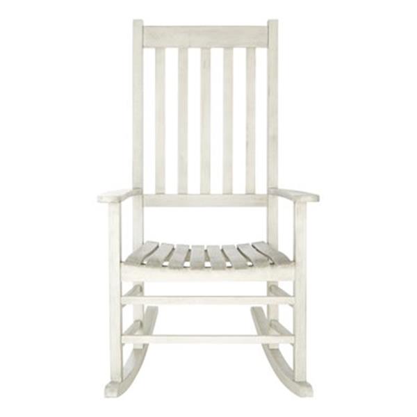 Safavieh 40.6-in x 26-in White Wash Shasta Rocking Chair