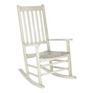 Safavieh 40.6-in x 26-in White Wash Shasta Rocking Chair