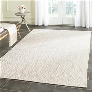 Safavieh Montauk Flat Weave Ivory and Beige Area Rug,MTK716G