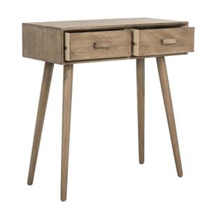 Safavieh Dean Brown 2-Drawer Vanity Writing Desk