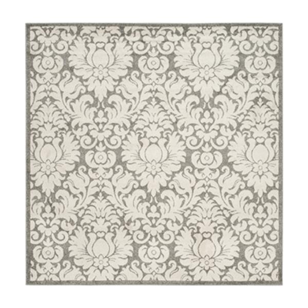 Safavieh Dark Grey and Beige Amherst Indoor/Outdoor Rug,AMT4