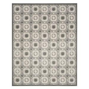 Safavieh Veranda 6-ft x 9-ft Ivory/Grey Geometric Indoor/Outdoor Rug