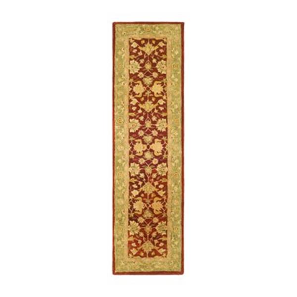 Safavieh Anatolia 2-ft-3-in X 14-ft Runner Rug (Red/Moss)