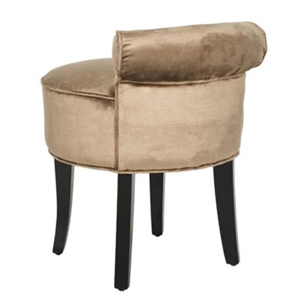 brown vanity chair