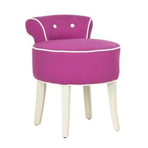 Safavieh Pink Georgia Vanity Chair