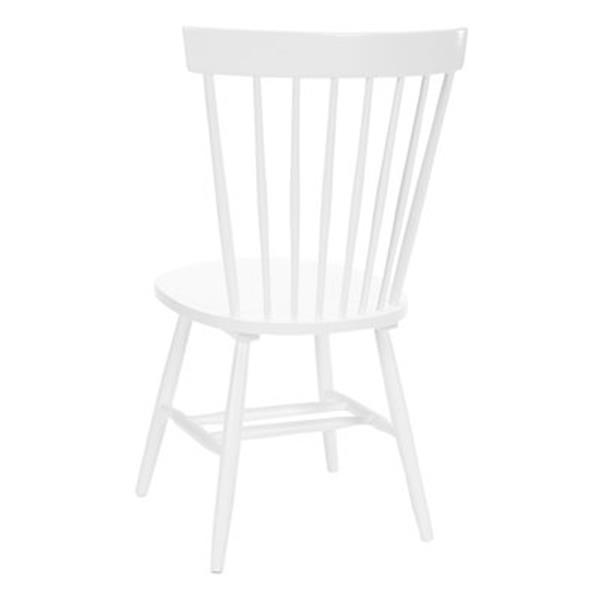 Safavieh Parker 36-in White Dining Chairs (Set of 2)