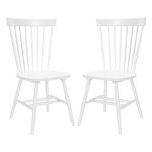 Safavieh Parker 36-in White Dining Chairs (Set of 2)