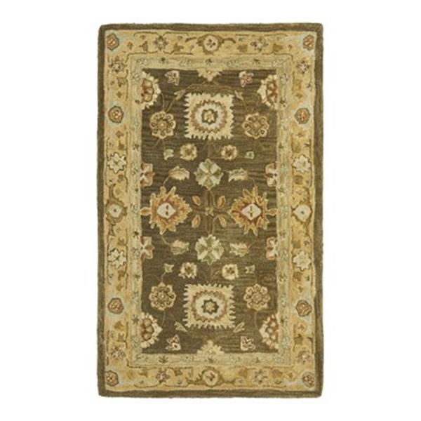 Safavieh AN556C Anatolia Area Rug, Brown/Taupe,AN556C-4