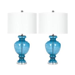 Safavieh 28-in Turquoise Table Lamps (Set of 2)