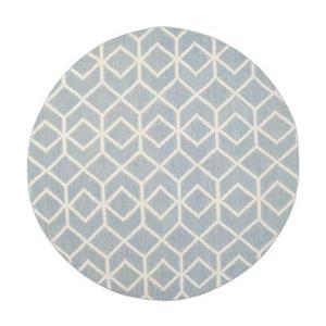 Safavieh Dhurries Blue and Ivory Area Rug,DHU560A-6R