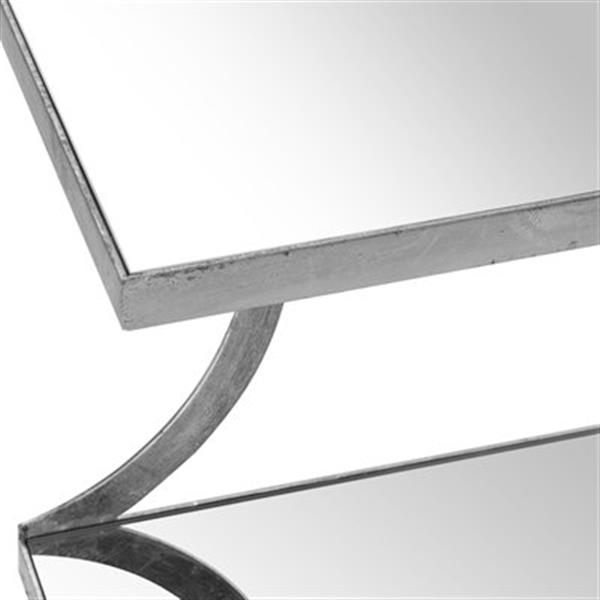 Safavieh Sullivan 18-in Silver/Mirror Accent Table