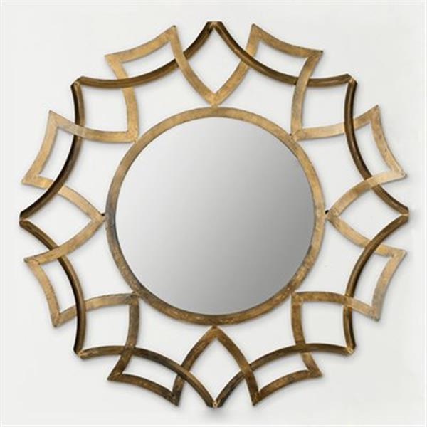Safavieh Inca Sunburst 35 In X Antique Gold Mirror Mir4008a Rona - Sunburst Decorative Wall Mirror Gold Safavieh Safavieh Inca Sunburst 35 In X Antique Gold Mirror Mir4008a Rona - Sunburst Decorative Wall Mirror Gold Safavieh