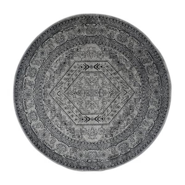 Safavieh Adirondack Silver and Black Area Rug,ADR108A-8R