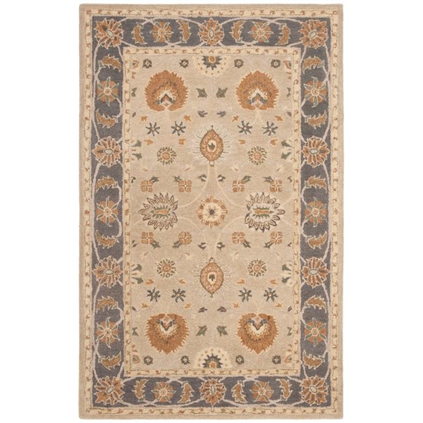 Safavieh AN561A Anatolia Taupe and Grey Area Rug,AN561A-4