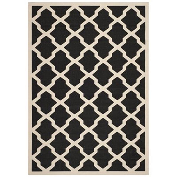 Safavieh Courtyard Black and Beige Area Rug,CY6903-266-6
