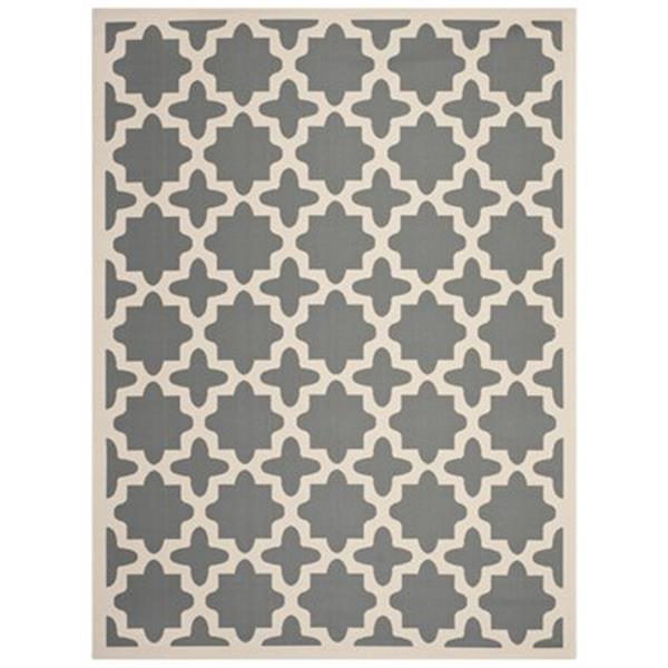 Safavieh Courtyard Anthracite and Beige Area Rug,CY6913-246-