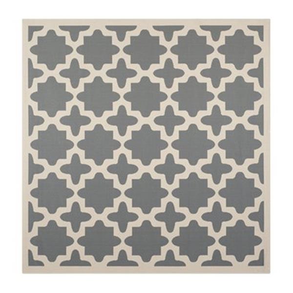 Safavieh Courtyard Anthracite and Beige Area Rug,CY6913-246-