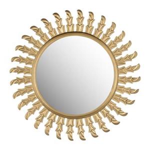 Safavieh Inca Sun 32-in x 32-in Gold Mirror