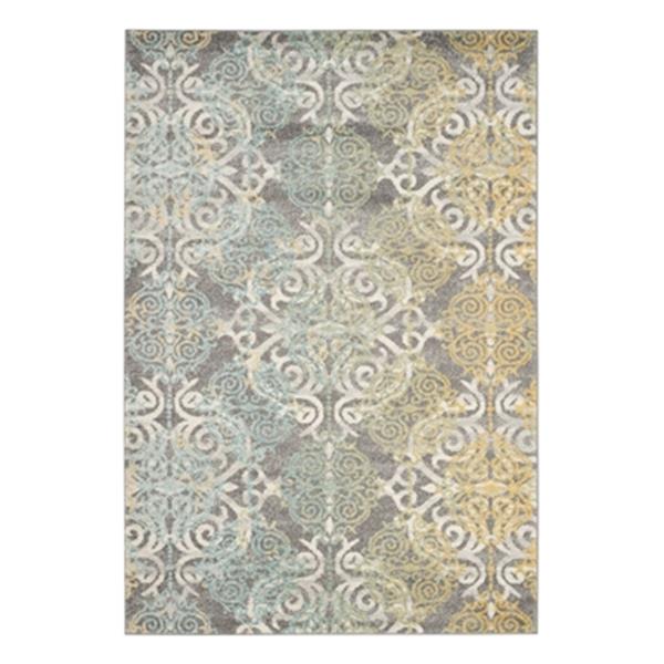Safavieh Evoke Grey and Ivory Indoor Area Rug,EVK230D-6