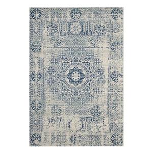 Safavieh Evoke Ivory and Blue Indoor Area Rug,EVK260C-6