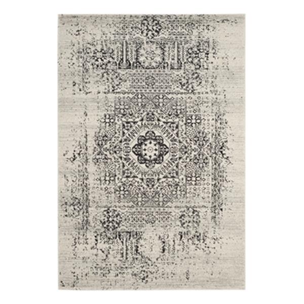 Safavieh Evoke Ivory and Black Indoor Area Rug,EVK260T-6