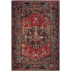 Safavieh Vintage Hamadan Red and Multicolor Indoor Area Rug,