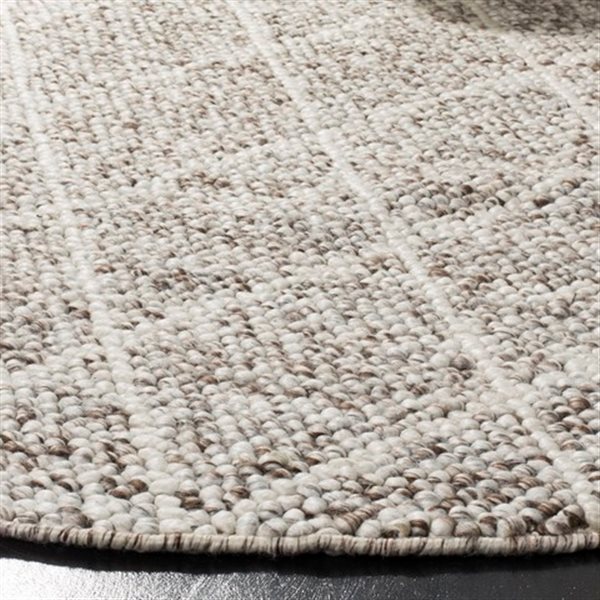 Safavieh Natura Ivory and Stone Hand Tufted Area Rug,NAT712A