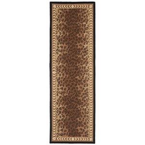 Safavieh Chelsea 2-ft-6-in X 18-ft Runner Rug (Black/Brown)