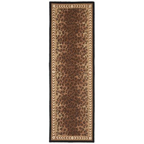 Safavieh Chelsea 2-ft-6-in X 20-ft Runner Rug (Black/Brown)