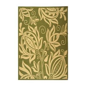 Safavieh Courtyard 11 ft x 8 ft Green Area Rug