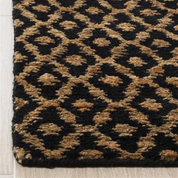 Safavieh Bohemian Black and Gold Area Rug - 3-ft x 10-ft