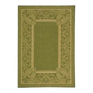 Safavieh Courtyard 11 ft x 8 ft Green Area Rug