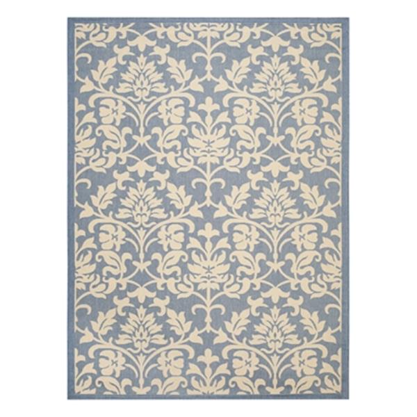 Safavieh Courtyard 11 ft x8 ft Blue Indoor/Outdoor Area Rug