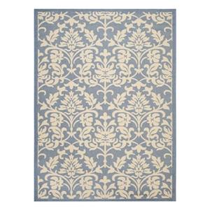 Safavieh Courtyard 11 ft x8 ft Blue Indoor/Outdoor Area Rug