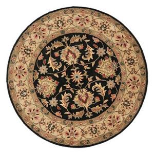 Safavieh HG957A Heritage Area Rug, Black,HG957A-6R