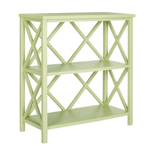 Safavieh Liam American Home Avocado Green open Bookcase