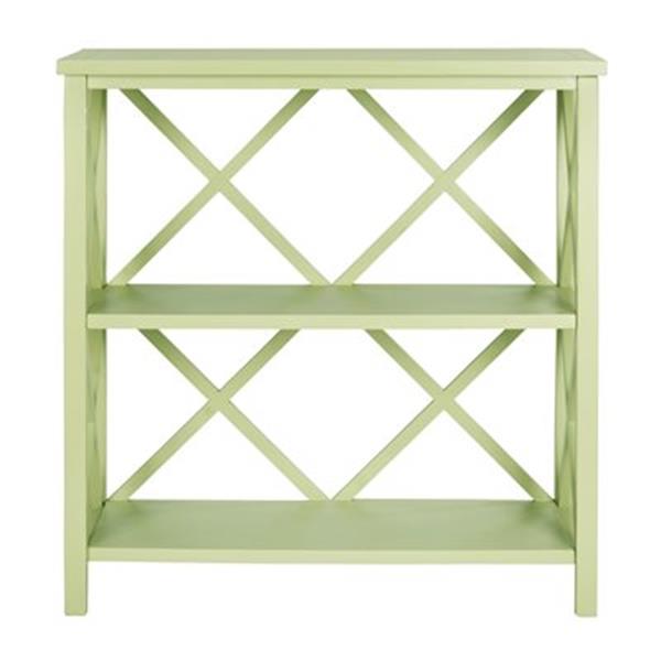 Safavieh Liam American Home Avocado Green open Bookcase