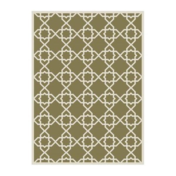 Safavieh Courtyard 134in x 96in Green Indoor/Outdoor Area Rug CY6032