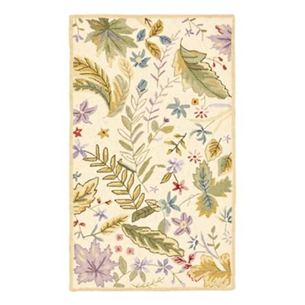 Safavieh HK178A Chelsea Area Rug, Ivory/Multi,HK178A-5