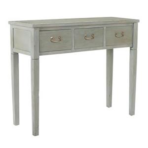 Safavieh Cindy 3-Drawer Rectangular Whitewash Console Table