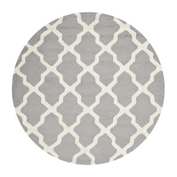 Safavieh Cambridge Silver and Ivory Area Rug,CAM121D-6R