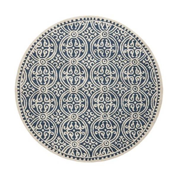 Safavieh Cambridge Navy Blue and Ivory Area Rug,CAM123G-6R