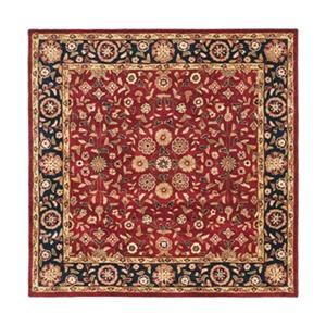 Safavieh HG966A Heritage Area Rug, Red / Navy,HG966A-6SQ