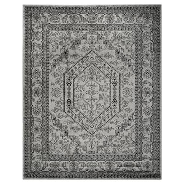 Safavieh Adirondack 8-ft x 10-ft Silver and Black Area Rug