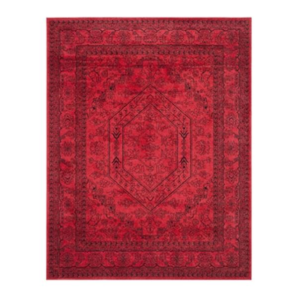 Safavieh Adirondack 8-ft x 10-ft Red and Black