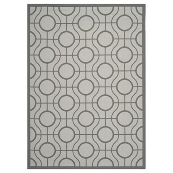 Safavieh Courtyard 11-ft X 8-ft Grey Area Rug