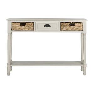 Safavieh American Home Christa 3-Drawer Winter Melody Vintage Grey Console Table