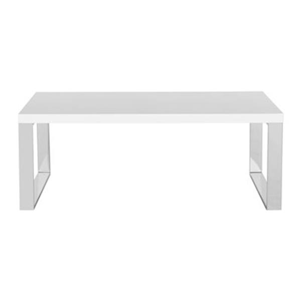 Safavieh Fox White/Chrome Rockford Coffee Table FOX2215A | RONA